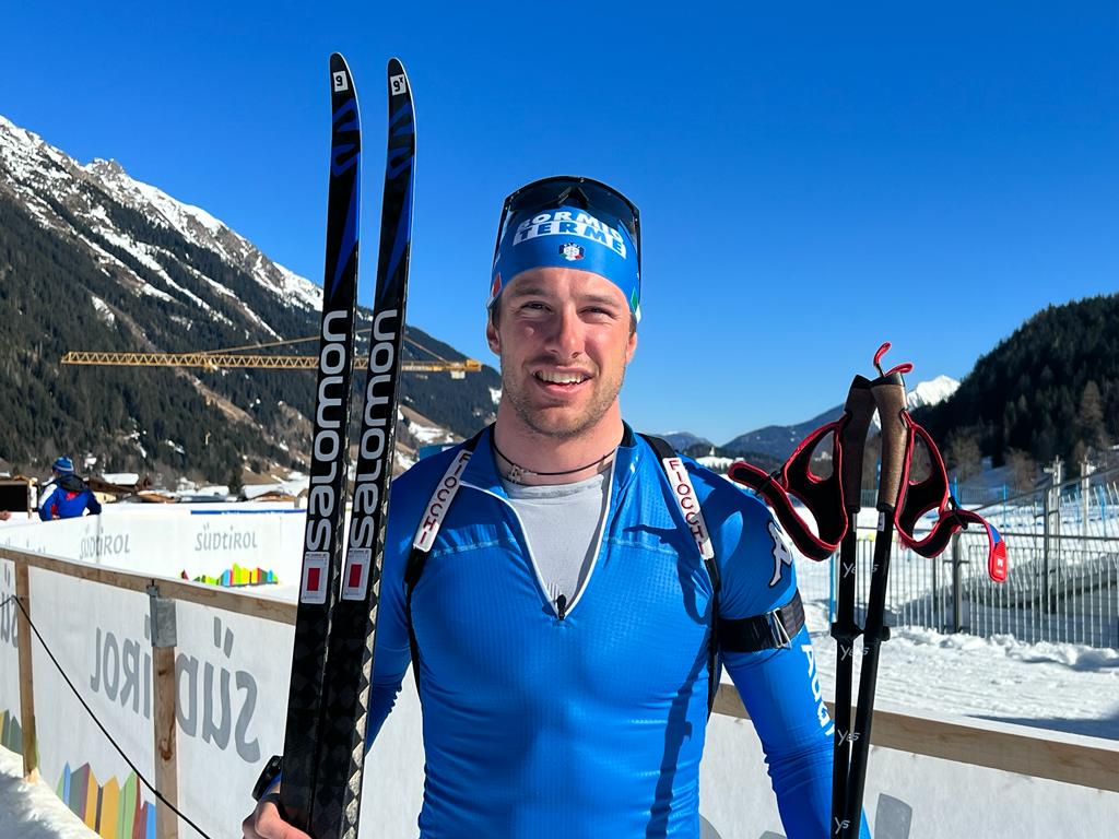 Biathlon L entusiasmo di Michele Molinari