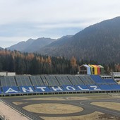 Biathlon - Anterselva presentata ai corpi militari: Carabinieri, Fiamme Gialle, Fiamme Oro ed Esercito in visita al nuovissimo stadio del futuro