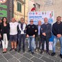 da sinistra: On. Lancellotta, Giorgio Tognetti, Oreste D'Andrea, Peppe Iandolo, Agostino Angelaccio, Candido Paglione, Arturo Como