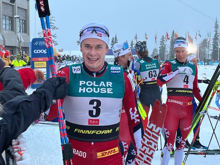 Sci di Fondo - Mass start Ruka, Amundsen guida il podio tutto norvegese! Graz migliore italiano