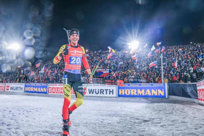 Biathlon - Il valdostano Petitjacques si aggiudica la single mixed del Dauphiné Nordique Festival, in coppia con Maya Cloetens