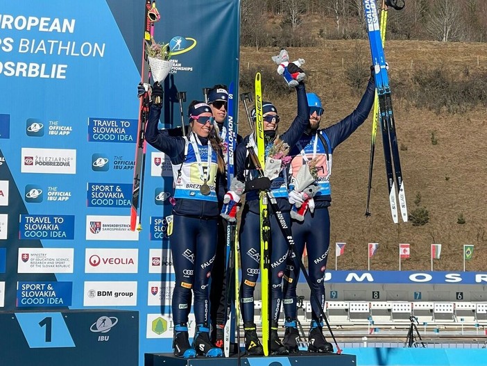 Biathlon - Europei: a Brezno-Osrblie arriva la prima medaglia per l'Italia. Gli azzurri sono di bronzo nella Mixed Relay vinta dalla Norvegia