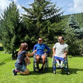 VIDEO, Paralimpici - La Nazionale Italiana di Paratriathlon a Livigno: Romele e Achenza ai microfoni di Fondo Italia