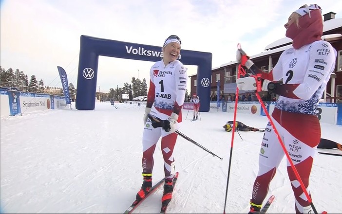 Sci di fondo - Campionati svedesi, Ribom-Sundling e Anger-Poromaa si aggiudicano le Team Sprint a Boden