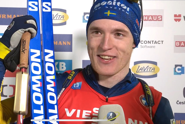 Biathlon - Sebastian Samuelsson, dopo l'oro in staffetta arriva anche la cicogna