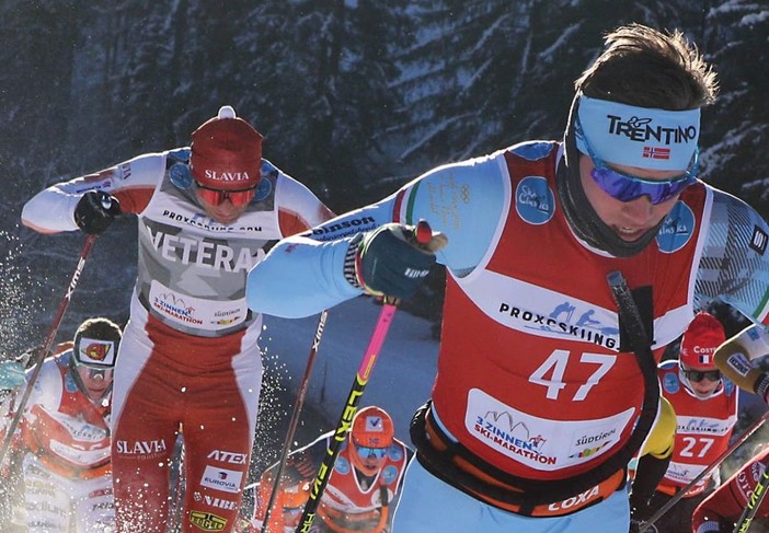 Ski Classics - Team Robinson Trentino, brutta caduta per Gifstad con gli skiroll: trasportato in ospedale, non potrà gareggiare fino al 2025