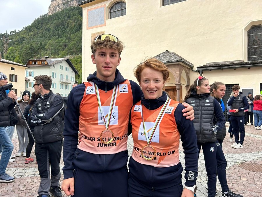 VIDEO, Skiroll - Anna Maria Ghiddi e Stefano Epis festeggiano la vittoria della Coppa del Mondo Junior. Le loro parole a Fondo Italia.