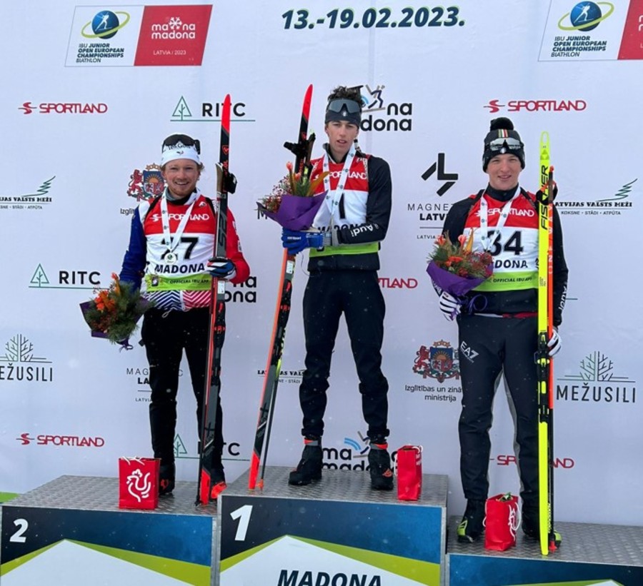 Biathlon - Europei Junior, doppia medaglia azzurra nell'Inseguimento: Betemps bissa l'oro, Pircher straordinario bronzo