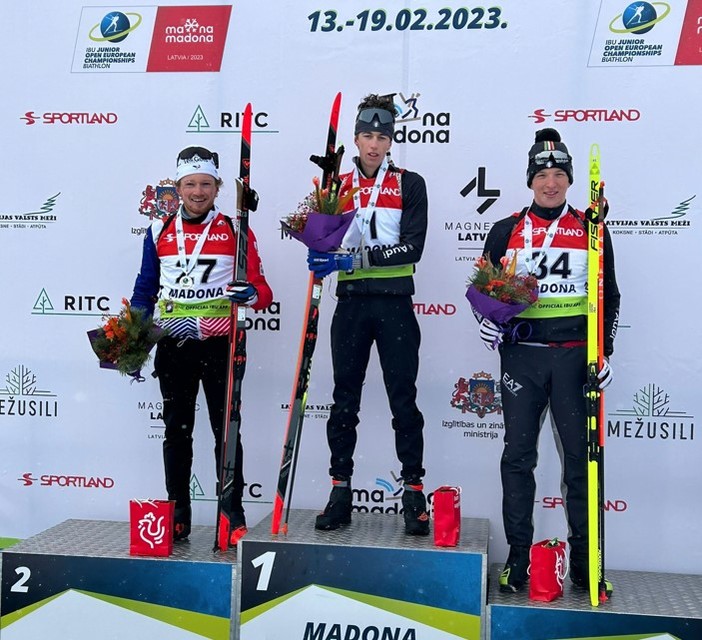 Biathlon - Europei Junior, doppia medaglia azzurra nell'Inseguimento: Betemps bissa l'oro, Pircher straordinario bronzo