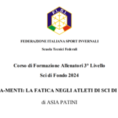 Sport&amp;Life - &quot;Allena-menti, la fatica negli atleti di sci di fondo&quot;, la tesi di Asia Patini per il corso allenatori di 3° livello