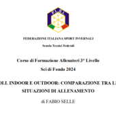 Sport&amp;Life - &quot;Skiroll indoor e outdoor, comparazione tra le due situazioni di allenamento&quot;, la tesi di Fabio Selle per il corso allenatori di 3° livello