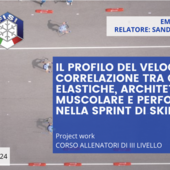 Sport&amp;Life - &quot;Il profilo del velocista: correlazione tra capacità elastiche, architettura muscolare e performance nella sprint di skiroll&quot;, la tesi di Emanuele Becchis per il corso allenatori di 3° livello