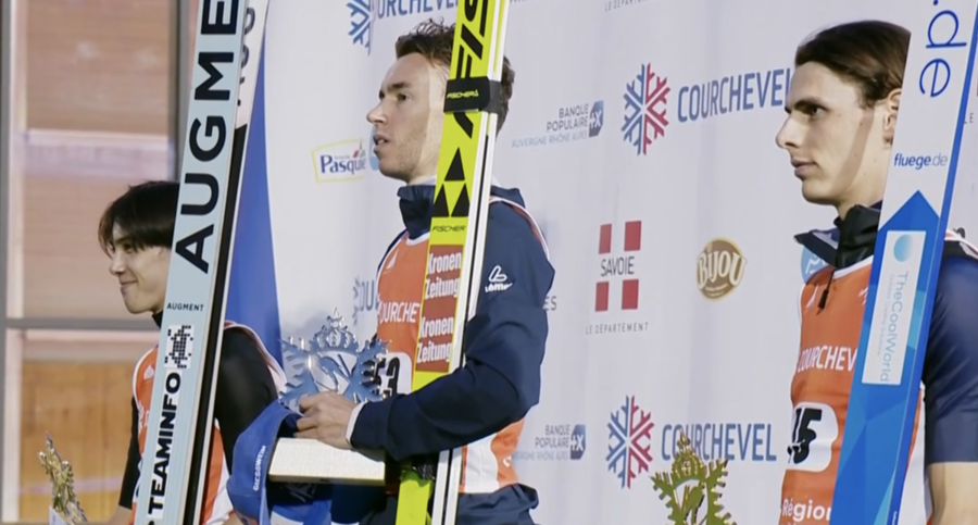 Salto con gli sci - Alex Insam scrive la storia a Courchevel: è terzo nella prima gara del Grand Prix!