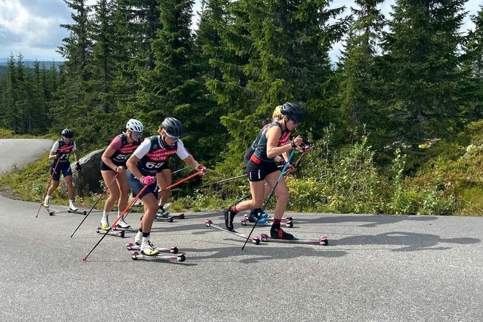 Sci di fondo - La nazionale juniores azzurra in raduno a Predazzo