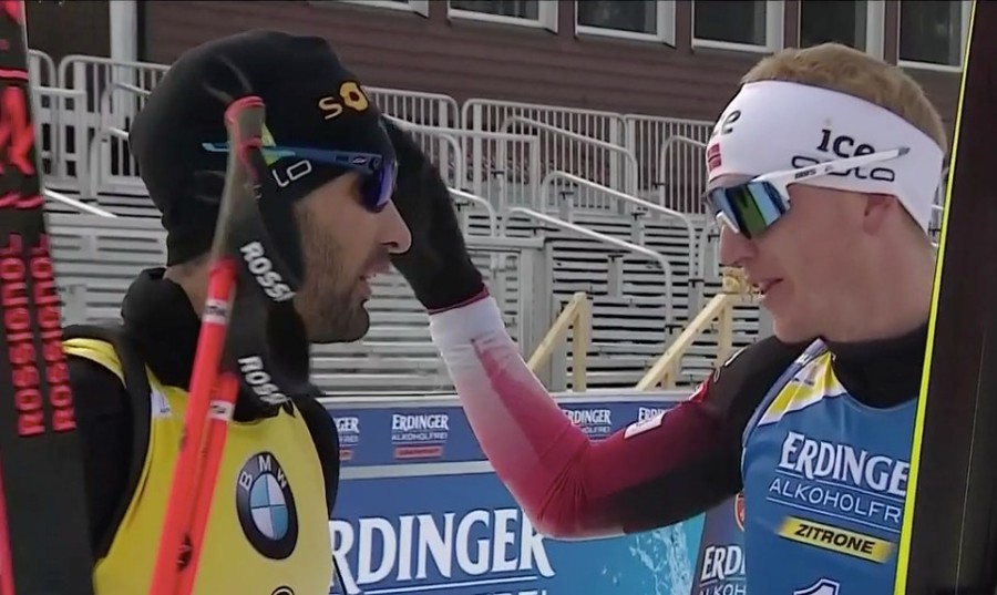 Biathlon - Fourcade incensa Bø: &quot;Felice che tu stia battendo questi record. Questo sport è fortunato ad averti&quot;