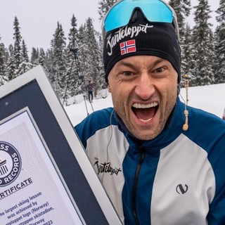 Petter Northug entra nel Guinnes World Record! Ha stabilito il primato per la &quot;Lezione di sci più grande del mondo&quot;