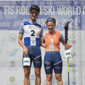 Skiroll - Davide Piccinini e Anna Maria Ghiddi: è festa Italia nella sprint junior a Schushinsk!