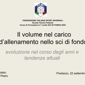 Sport&amp;Life - &quot;Il volume dei carichi di allenamento nello sci di fondo: evoluzione nel corso degli anni e tendenze attuali&quot;, la tesi di Pietro Dutto per il corso allenatori di 3° livello