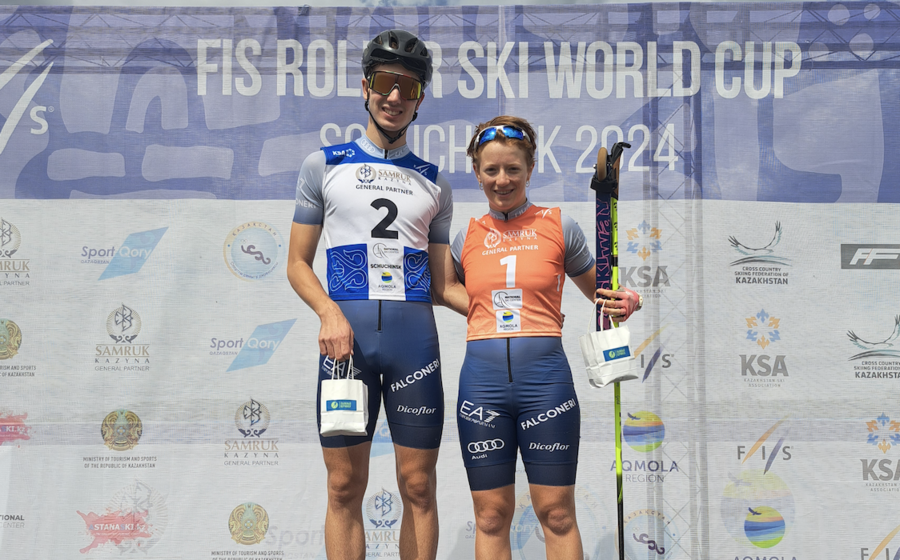 Skiroll - Davide Piccinini e Anna Maria Ghiddi: è festa Italia nella sprint junior a Schushinsk!