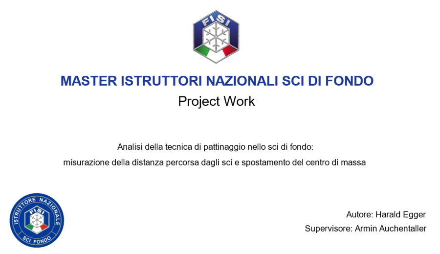 Sport&amp;Life - Dodici tesi sul fondo: &quot;Analisi della tecnica di pattinaggio nello sci di fondo: misurazione della distanza percorsa dagli sci e spostamento del centro di massa&quot;, la tesi di Harald Egger