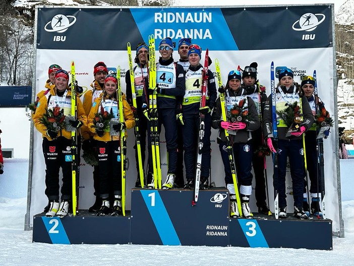 Biathlon - L'Italia è terza nella staffetta mista di IBU Junior Cup in Val Ridanna! Vince l'Ucraina.