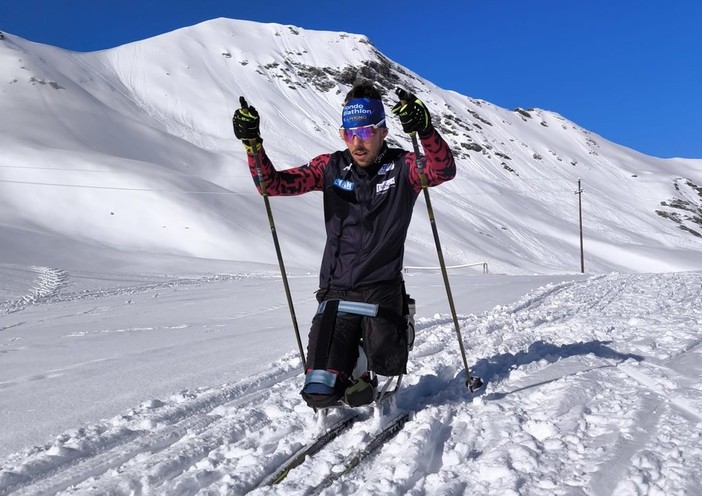 Sci di fondo paralimpico - La Nazionale italiana in raduno sulla neve sul Passo dello Stelvio