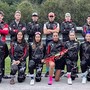 In foto: la squadra di biathlon dell'ASIVA