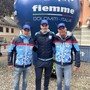 In foto da sx il pres. Gian Luca Gatti, Simon Sancet e il direttore tecnico Bruno Guidi