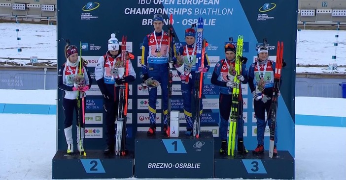Biathlon - La Svezia conquista la Single Mixed Relay degli Europei. Sfuma il podio per l'Italia, solo quinta