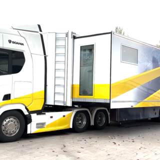 Sci di fondo - La Svezia presenta il nuovo &quot;truck&quot;: 20 m² in più per fare la differenza in pista