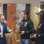 Biathlon - Lisa Vittozzi e Klaus Höllrigl hanno ricevuto oggi cristallo d'oro e d'argento dallo Sci Club Forlì!