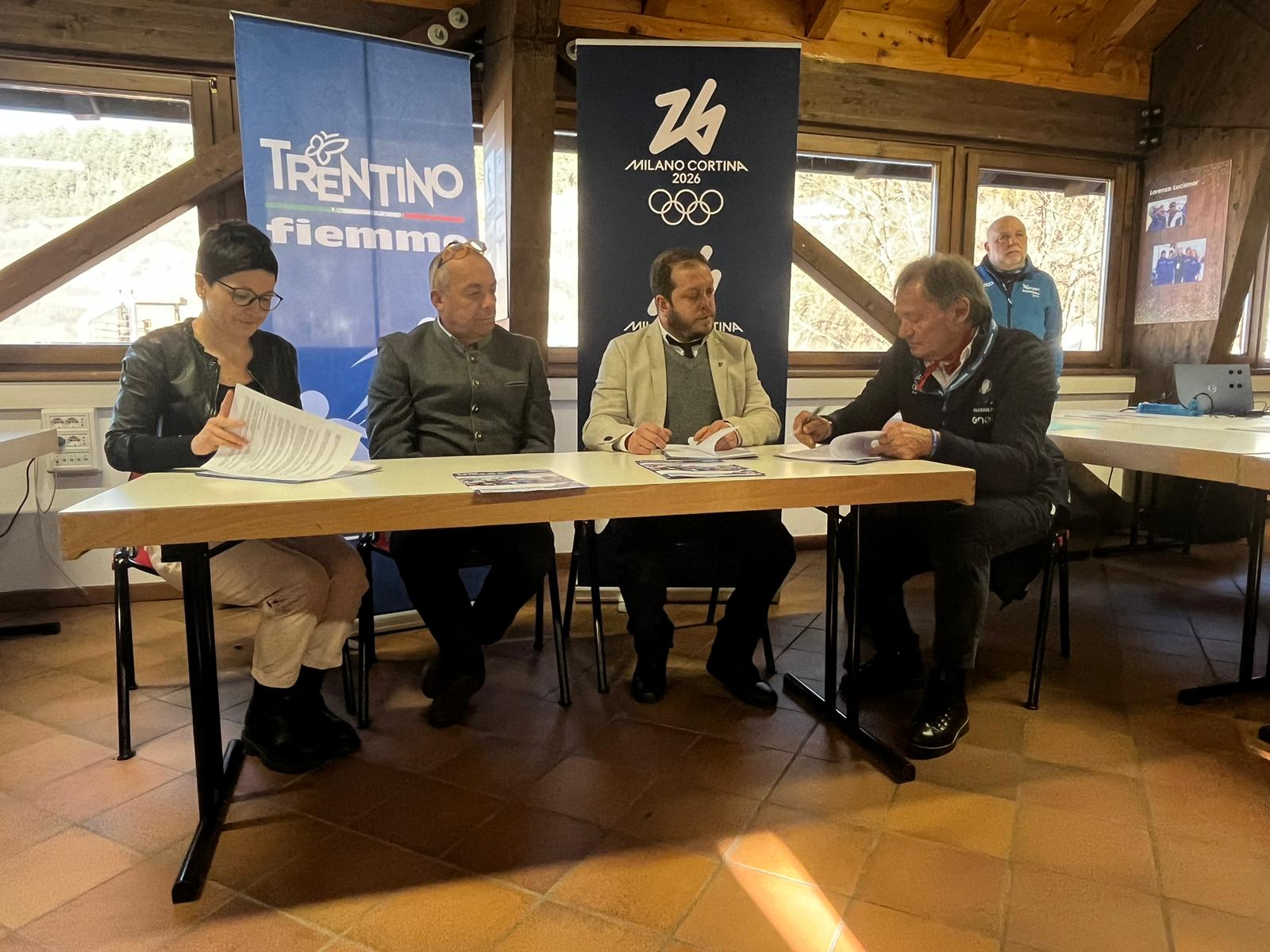 Sci nordico – Firmata la lettera d’intenti per il Centro Federale in Val di Fiemme: la FISI “scommette” su Tesero, Predazzo e Ville di Fiemme