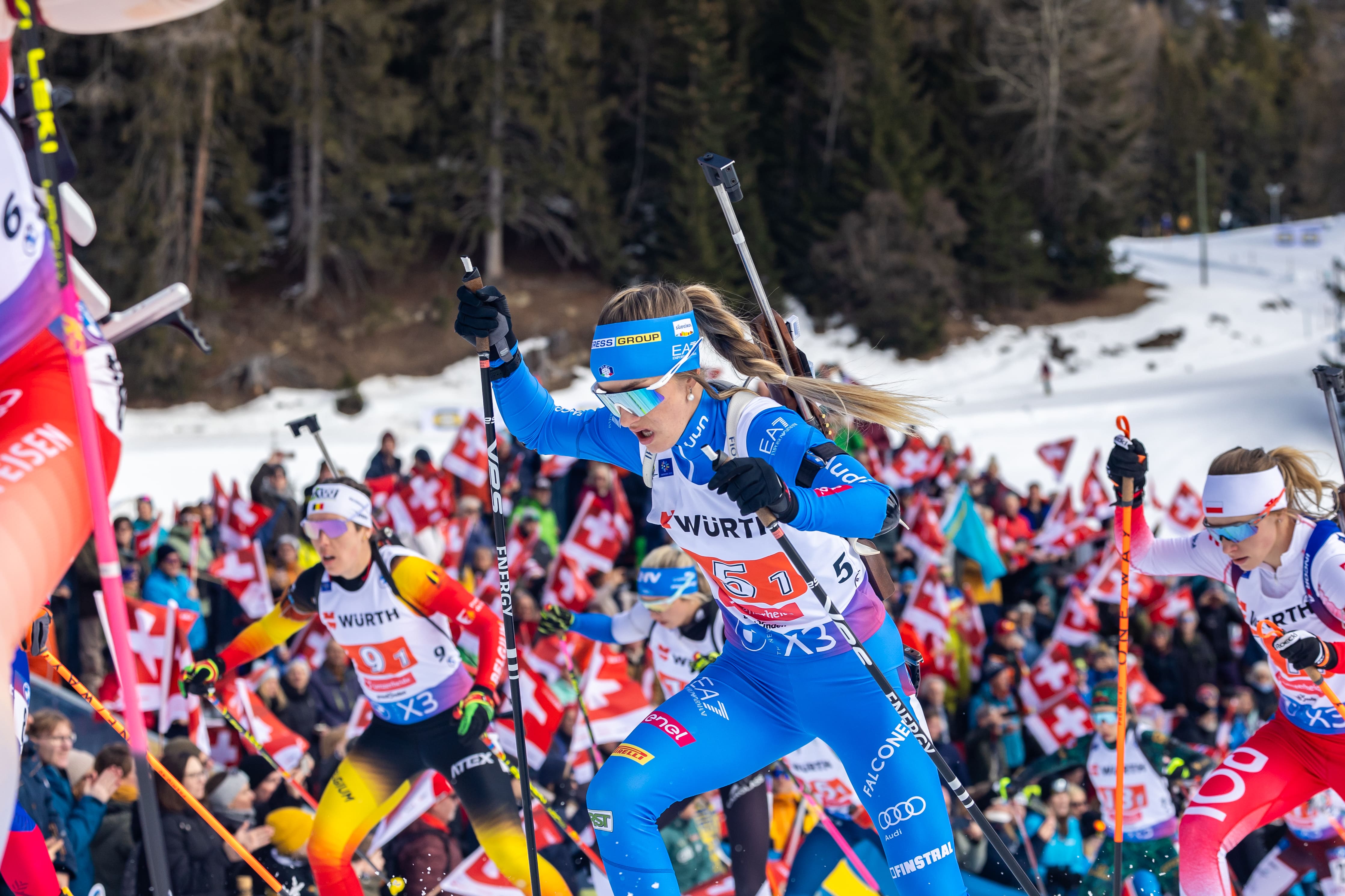 Biathlon – Lenzerheide, Auchentaller dopo la mista: “Mi piace il lancio, ci tenevo ad aprire bene il Mondiale”